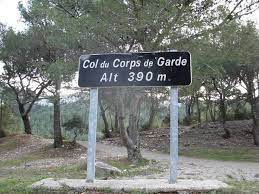 col du corps de garde