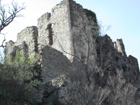 les ruines du chateau