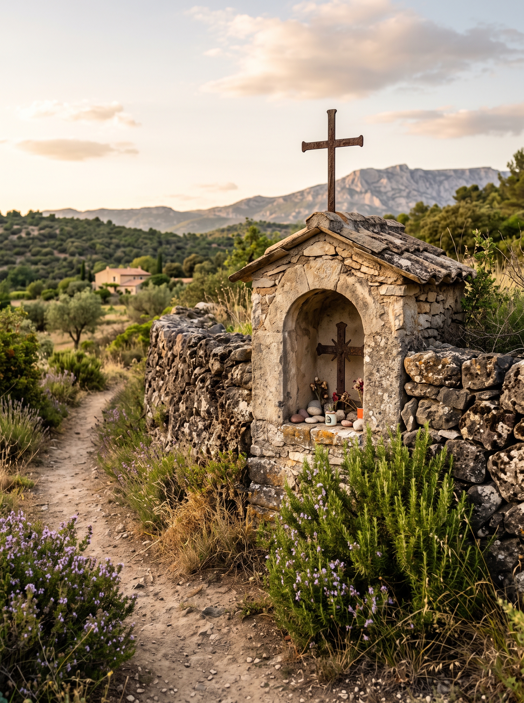 Le chemin de croix d'Évenos