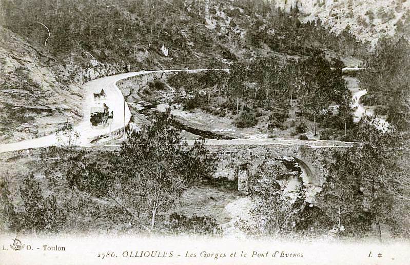 Le pont sur la reppe dans les gorges